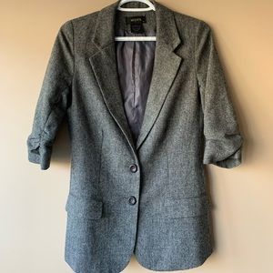 Kopa 3/4 Sleeve Wool Blazer - xs
